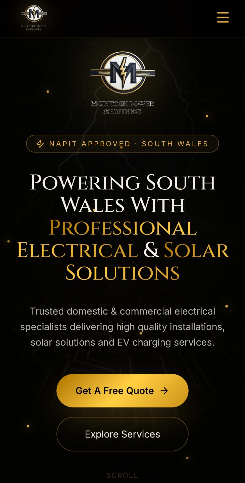 McIntosh Power Solutions mobile site
